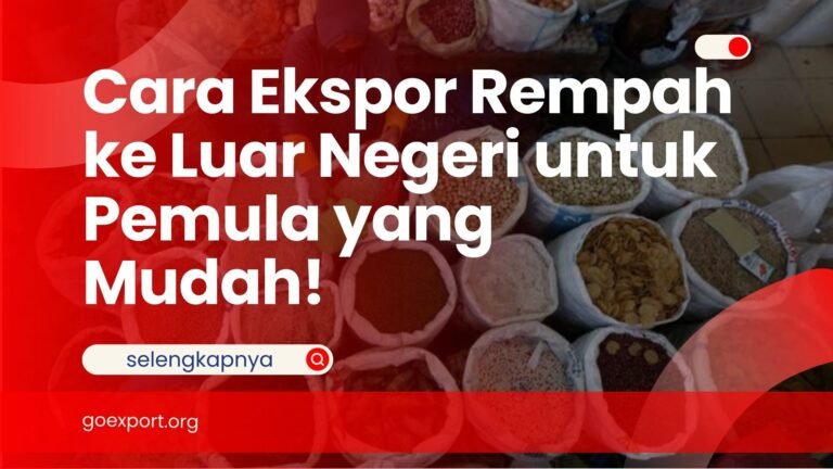 Cara Ekspor Rempah