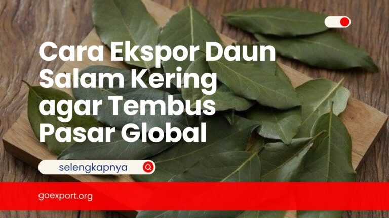 Cara Ekspor Daun Salam Kering